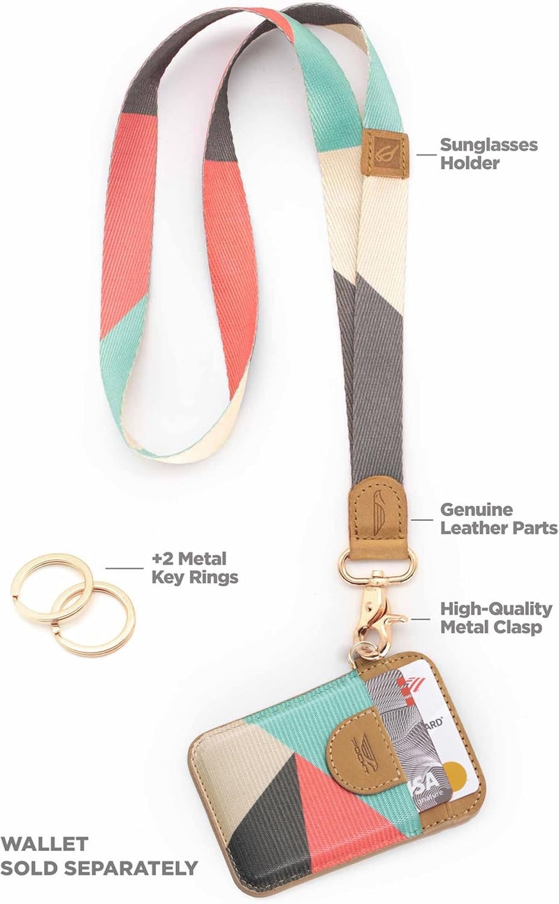 POCKT Neck Lanyard Key Chain Holder for Men and Women - Cool Wallets and ID Badge Holders | Cross - Image 4